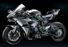 Kawasaki Ninja H2 Fairing kit (2015-2022) Faux Carbon Fiber, Silver at KingsMotorcycleFairings.com