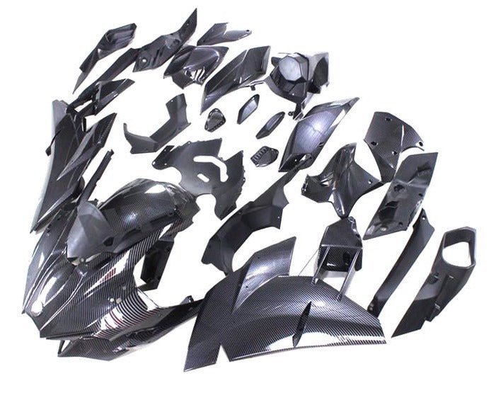 Kawasaki Ninja H2 Fairings (2015-2022) Faux Carbon Fiber at KingsMotorcycleFairings.com