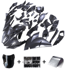 Kawasaki Ninja H2 Fairing set (2015-2022) Faux Carbon Fiber at KingsMotorcycleFairings.com