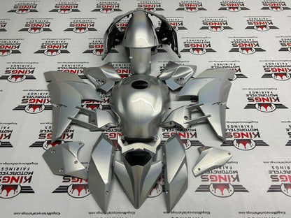 Kawasaki Ninja H2 Fairings (2015-2022) Silver Holomatic at KingsMotorcycleFairings.com