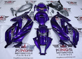 Kawasaki Ninja ZX-10R Fairing Kit (2011-2015) Dark Purple, Black, White at KingsMotorcycleFairings.com