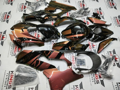 Kawasaki Ninja ZX-10R Fairings (2021-2025) Gold, Pink Chameleon from KingsMotorcycleFairings.com