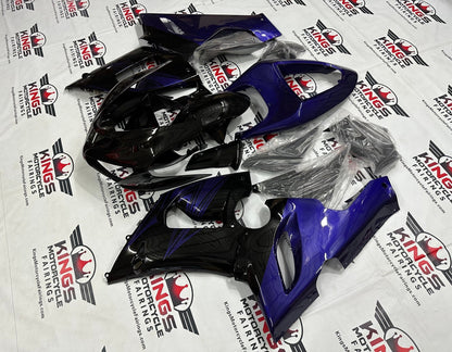 Kawasaki Ninja ZX-6R 636 Fairings (2005-2006) Black, Purple at KingsMotorcycleFairings.com