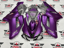 Kawasaki Ninja ZX-6R 636 Fairings (2007-2008) Purple, Chrome at KingsMotorcycleFairings.com