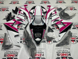 Kawasaki Ninja ZX-6R 636 Fairings (2009-2012) Pink, White, Black at KingsMotorcycleFairings.com