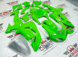 Kawasaki Ninja ZX10R Fairing Kit (2006-2007) All Green at KingsMotorcycleFairings.com