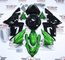 Kawasaki Ninja ZX10R Fairings (2004-2005) Green, Black at KingsMotorcycleFairings.com
