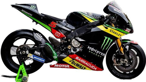 Kawasaki Ninja ZX10R Fairings(2006-2007) Black, Yellow, Green Monster Energy at KingsMotorcycleFairings.com