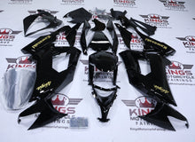 Kawasaki Ninja ZX10R Fairings (2008-2010) Black, Gold Metallic at KingsMotorcycleFairings.com
