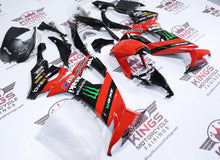 Kawasaki ZX10R Fairings (2008-2010) Red, Black, Green Monster at KingsMotorcycleFairings.com