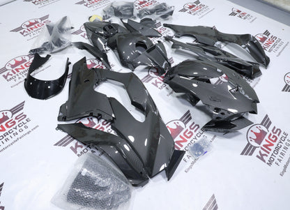 Kawasaki Ninja ZX10R Fairings (2021-2025) Faux Carbon Fiber Design at KingsMotorcycleFairings.com