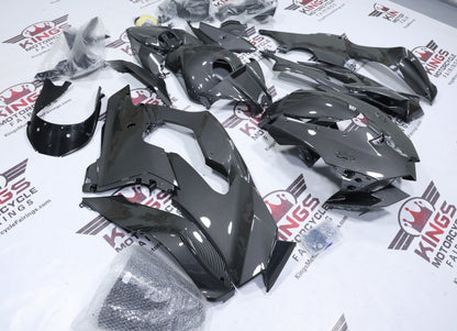 Kawasaki Ninja ZX10R Fairing Set (2021-2025) Faux Carbon Fiber Design at KingsMotorcycleFairings.com