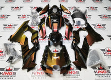 Kawasaki Ninja ZX10R Fairings (2021-2025) Gold, Pink Chameleon at KingsMotorcycleFairings.com