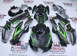 Kawasaki Ninja ZX10R Fairings (2021-2025) Matte Black, Matte Gray, Green, White at KingsMotorcycleFairings.com