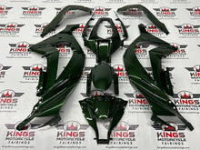 Kawasaki Ninja ZX10R (2011-2015) Green Faux Carbon Fiber at KingsMotorcycleFairings.com