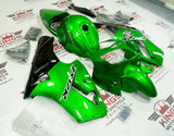 Kawasaki Ninja ZX12R Fairing Kit (2000-2001) Green Metallic, Black at KingsMotorcycleFairings.com