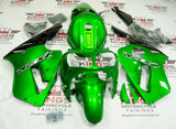 Kawasaki Ninja ZX12R Fairings (2000-2001) Green Metallic, Black at KingsMotorcycleFairings.com