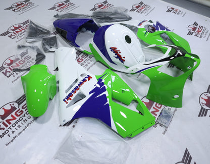Kawasaki Ninja ZX12R Fairings (2000-2001) Green, White, Blue, Red from KingsMotorcycleFairings.com
