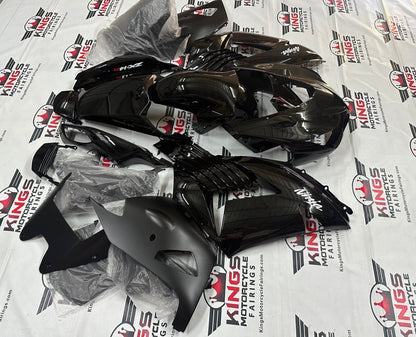 Kawasaki Ninja ZX14R Fairings (2006-2011) Black, Matte Black, White from KingsMotorcycleFairings.com