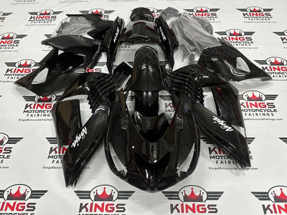 Kawasaki Ninja ZX14R Fairings (2006-2011) Black at KingsMotorcycleFairings.com