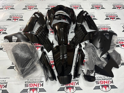 Kawasaki Ninja ZX14R Fairings (2006-2011) Gloss Black, Matte Black at KingsMotorcycleFairings.com