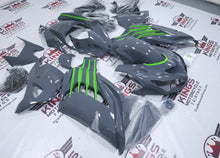 Kawasaki Ninja ZX14R Fairings (2012-2024) Gray Nardo, Green from KingsMotorcycleFairings.com