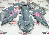 Kawasaki Ninja ZX14R Fairings (2012-2024) Gray, Pink at KingsMotorcycleFairings.com