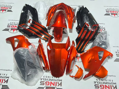 Kawasaki Ninja ZX14R Fairings (2012-2024) Orange Rust, Black at KingsMotorcycleFairings.com