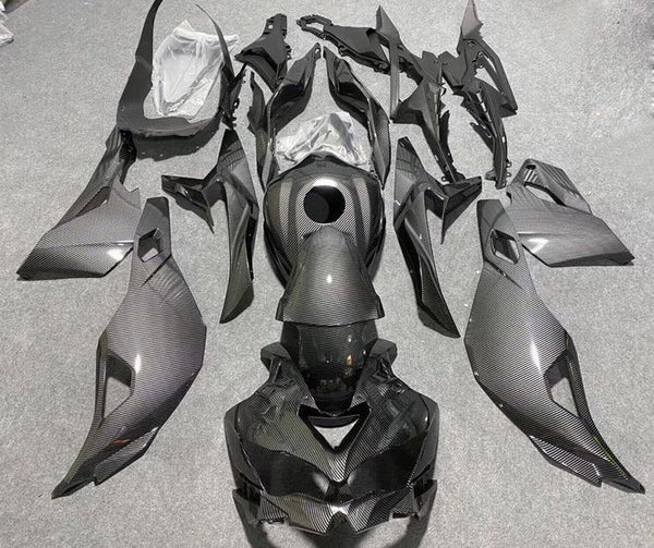 Kawasaki Ninja ZX25R Fairings (2019-2025) Faux Carbon Fiber at KingsMotorcycleFairings.com