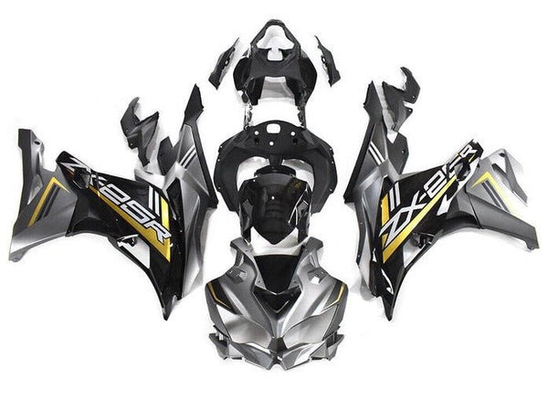Kawasaki Ninja ZX25R Fairings (2019-2025) Silver, Black, Gold at KingsMotorcycleFairings.com