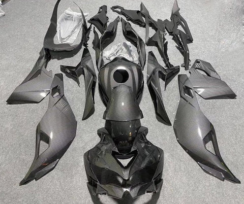 Kawasaki Ninja ZX4R Fairings (2019-2025) Faux Carbon Fiber at KingsMotorcycleFairings.com