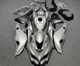 Kawasaki Ninja ZX4R Fairings (2019-2025) Matte Silver at KingsMotorcycleFairings.com