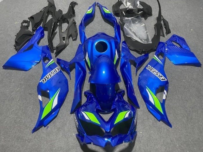 Kawasaki Ninja ZX4RR Fairings (2019-2025) Blue, Green, Ecstar at KingsMotorcycleFairings.com