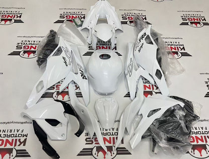 Kawasaki Ninja ZX4RR Fairings (2019-2025) Gloss White, Black at KingsMotorcycleFairings.com