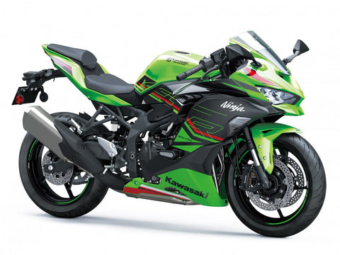 Kawasaki Ninja ZX4RR Fairings (2019-2025) Green, Matte Black, Red, White at KingsMotorcycleFairings.com