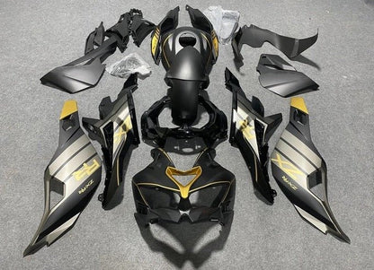 Kawasaki Ninja ZX4RR Fairings (2019-2025) Matte Black, Gray, Gold, Gloss Black at KingsMotorcycleFairings.com