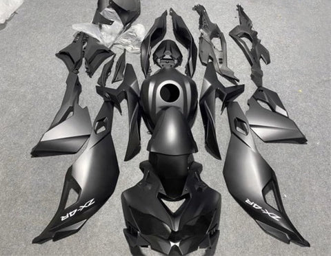 Kawasaki Ninja ZX4RR Fairings (2019-2025) Matte Black at KingsMotorcycleFairings.com