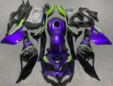 Kawasaki Ninja ZX4RR Fairing kit (2019-2025) Purple, Black, Green at KingsMotorcycleFairings.com