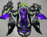 Kawasaki Ninja ZX4RR Fairings (2019-2025) Purple, Black, Green at KingsMotorcycleFairings.com
