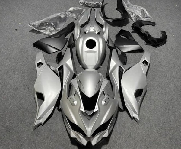Kawasaki Ninja ZX4RR Fairings (2019-2025) Silver Gloss at KingsMotorcycleFairings.com