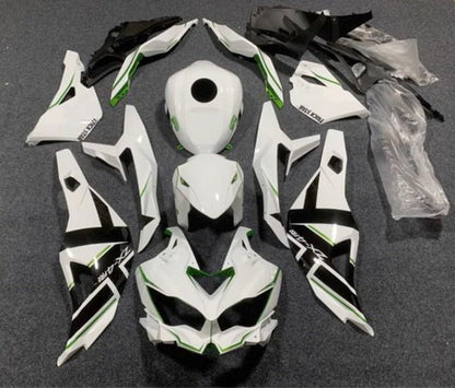 Kawasaki Ninja ZX4RR Fairing set (2019-2025) White, Black, Green at KingsMotorcycleFairings.com
