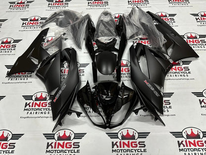 Kawasaki Ninja ZX6R 636 Fairing Set (2009-2012) Black, Matte Black, White, Red at KingsMotorcycleFairings.com