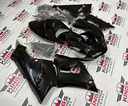 Kawasaki Ninja ZX6R 636 Fairings (2005-2006) Black at KingsMotorcycleFairings.com