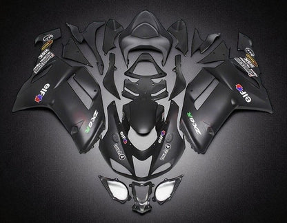 Kawasaki Ninja ZX6R 636 Fairings (2007-2008) Matte Black, Elf at KingsMotorcycleFairings.com