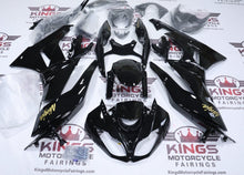 Kawasaki Ninja ZX6R 636 Fairings (2009-2012) Black, Gold at KingsMotorcycleFairings.com