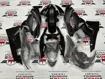 Kawasaki Ninja ZX6R 636 Fairings (2009-2012) Black, Matte Black, White, Red at KingsMotorcycleFairings.com