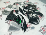 Kawasaki Ninja ZX6R 636 Fairing Kit (2009-2012) Black, White, Green Monster at KingsMotorcycleFairings.com