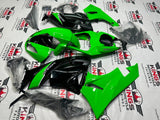 Kawasaki Ninja ZX-6R 636 Fairings (2009-2012) Green, Black, White from KingsMotorcycleFairings.com