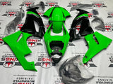 Kawasaki Ninja ZX6R 636 Fairings (2009-2012) Green, Black, White from KingsMotorcycleFairings.com