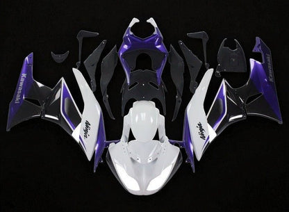 Kawasaki Ninja ZX6R 636 Fairings (2009-2012) White, Purple, Black at KingsMotorcycleFairings.com